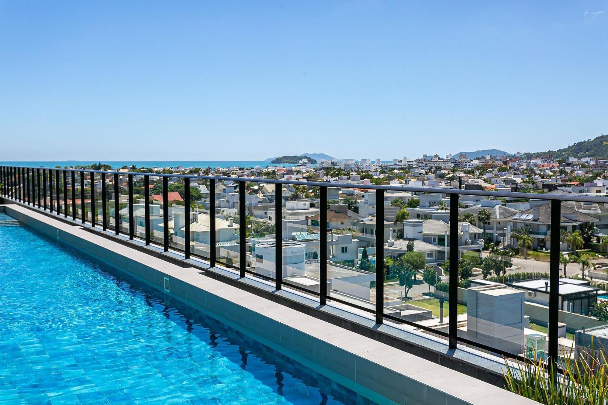 Wi-Fi 300Mb | Rooftop Com Piscina Em Jurere #Ja15 Florianopolis Exterior photo